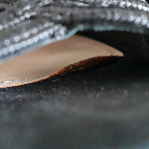 Prada Black Suede Cutout Tie-Back Ankle Peep Toe Stiletto Sandals - Picture 8 of 16